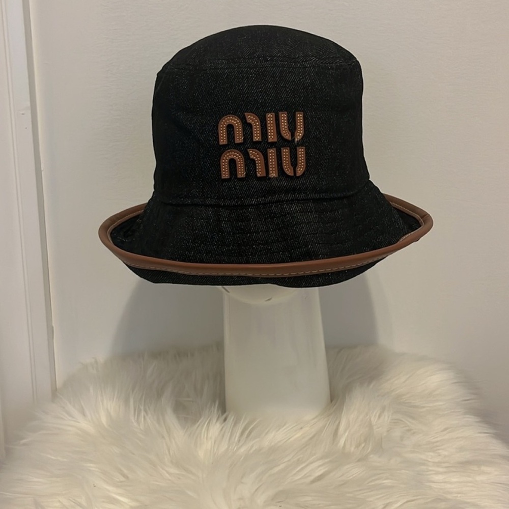 Miu Miu denim bucket hat